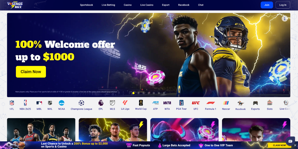 VoltageBet Offshore Sportsbook